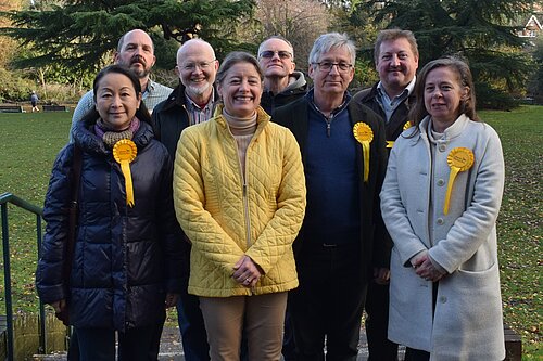 Helen Maguire and our East Surrey Candidates