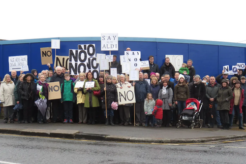 aldi protest