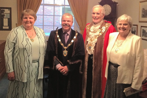 Mayor & Mayoress with deputy mayor & mayoress